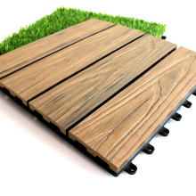 Factory Directly Supply Floor Tiles Garden Outdoor and Easily Install Non-Slip 300X300mm WPC Interlocking Decking Tiles